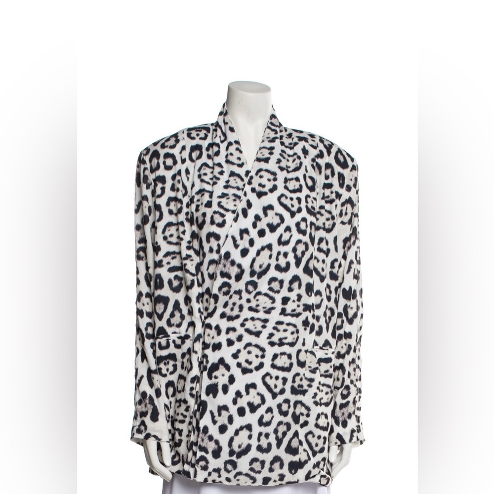 Baja East Leopard Print Jacket